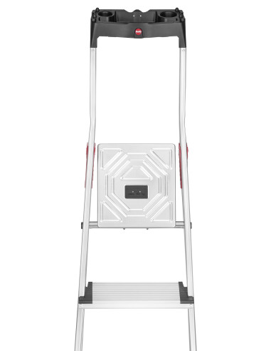 Escalera de tijera de aluminio con...