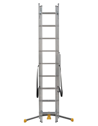 Escalera combinada de 3 tramos con...