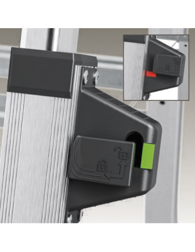 Escalera de tijera telescópica TL100...