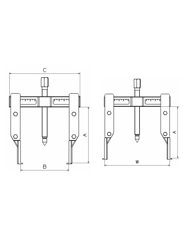 EXTRACTOR FORZA SERIE 1750 DE 2 PATAS...