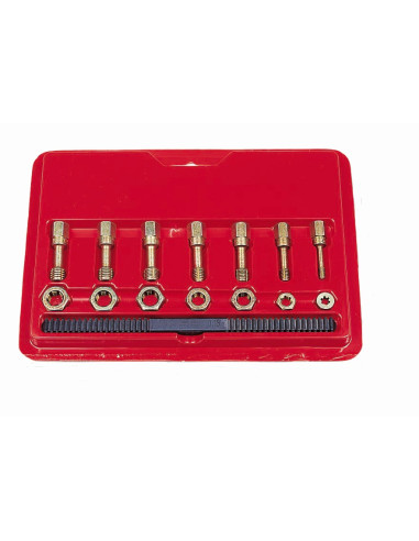 JUEGO 15 PIEZAS PARA REPARAR ROSCAS...