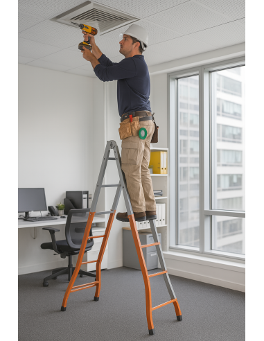 Escalera multifunción telescópica de...