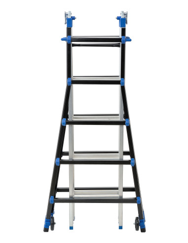 Escalera multifunción telescópica de...