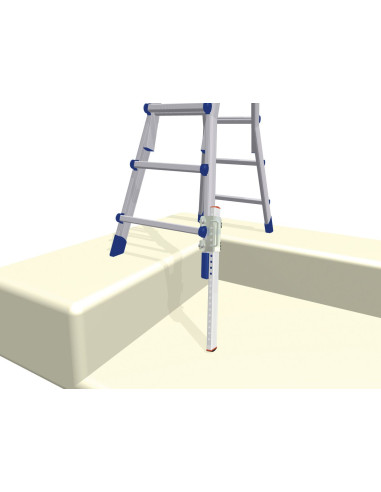 Pie ajustable para escaleras...