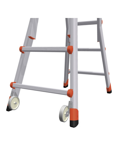 Ruedas para transportar escaleras...