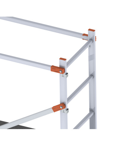 Andamio de aluminio con sistema de...