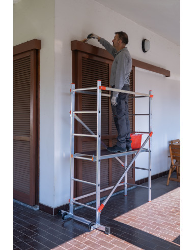 Andamio de aluminio con sistema de...