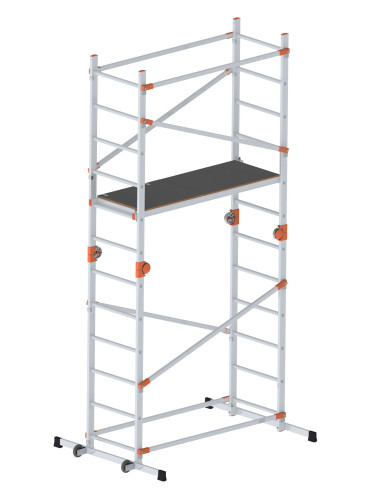 Andamio de aluminio combinado con...