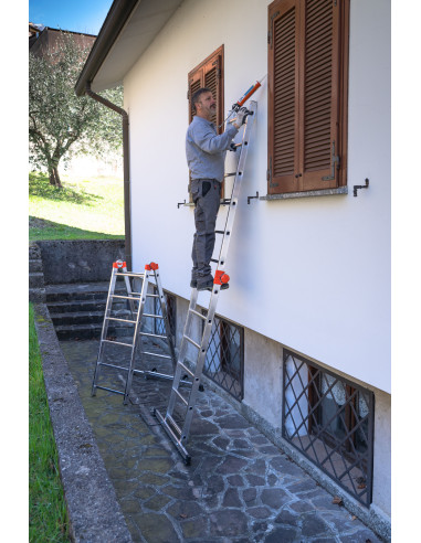 Andamio de aluminio combinado con...