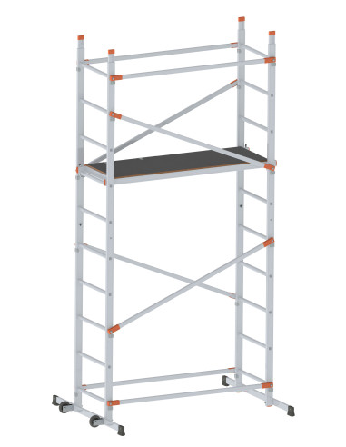 Andamio de aluminio con sistema de...