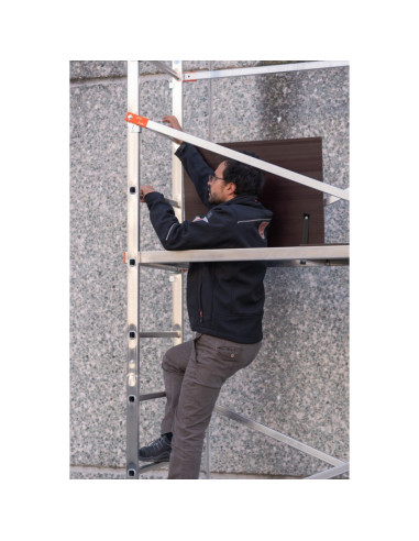 Andamio de aluminio con sistema de...