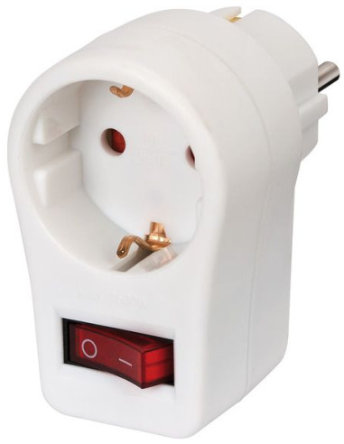 Enchufe con interruptor de encendido