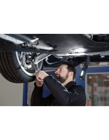 Linterna portátil LED con batería...