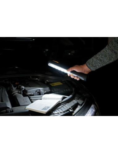 Linterna de trabajo LED con dinamo y...