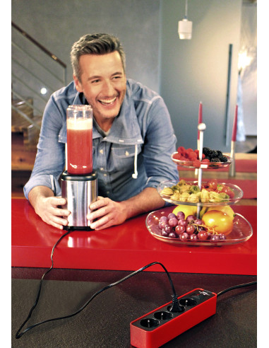 Base de tomas múltiples Ecolor roja/...