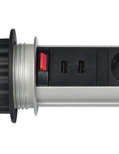 Base de tomas múltiples retráctil...