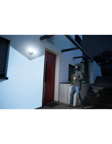 Foco LED doble de pared WF con...