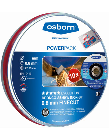 Pack de discos de corte AS 60 W...