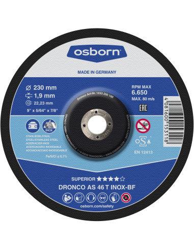 Pack de discos de corte AS 46 T INOX...