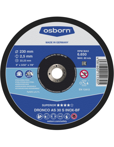 Disco de corte AS 30 T INOX Special