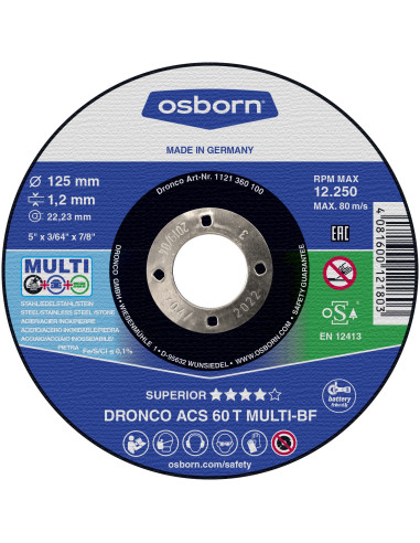 Pack de discos de corte ACS 60 T...