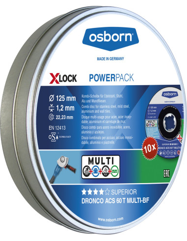 Pack de discos de corte ACS 60 T...