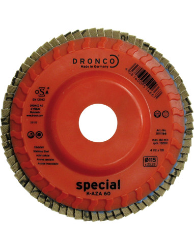 Disco de láminas abrasivas zirconio...