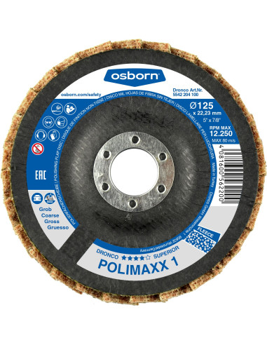 Discos de láminas abrasivas fibra sin...