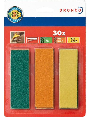 Set de lijadora mini 91x27mm