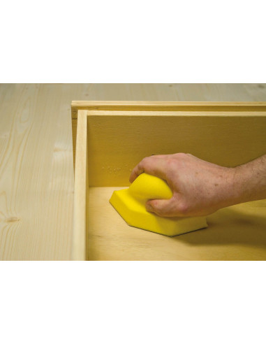 Set de lijadora hexagonal 150x75 mm