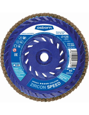 Disco de láminas abrasivo zirconio...