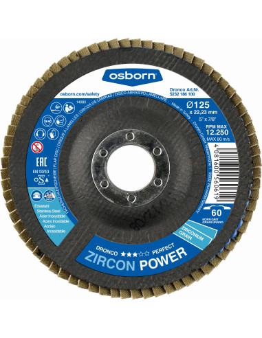 Disco de láminas abrasivo zirconio...