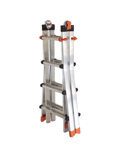 Escalera multiposición telescópica de...