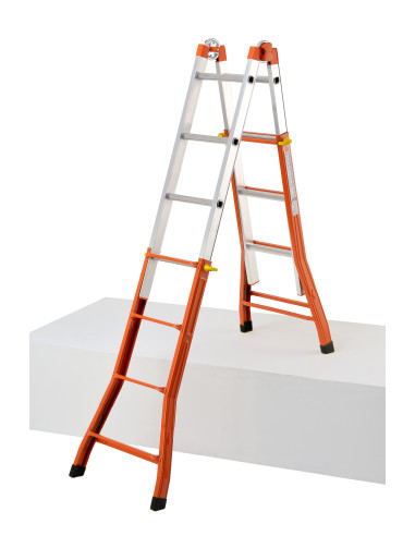 Escalera multiposición telescópica...