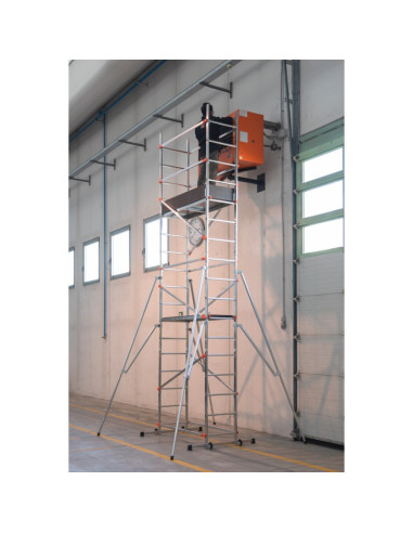 Andamio de aluminio con sistema de...