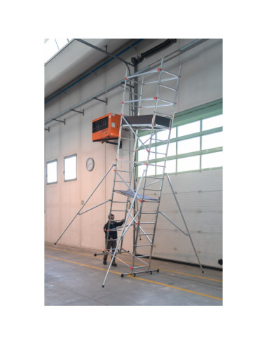 Andamio de aluminio con sistema de...