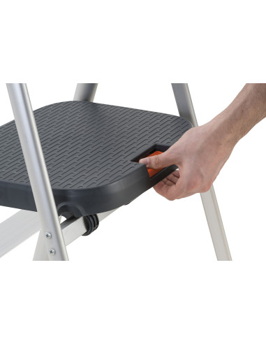 Mini escalera ultraligera de aluminio...