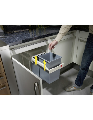 Cubo de reciclaje integrable...