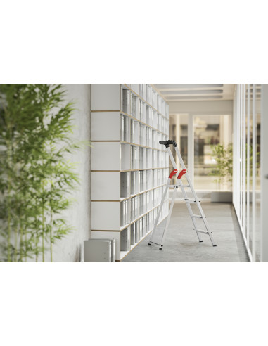 Escalera de tijera de aluminio L60...