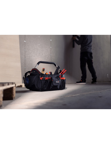 Bolsa portaherramientas abierta