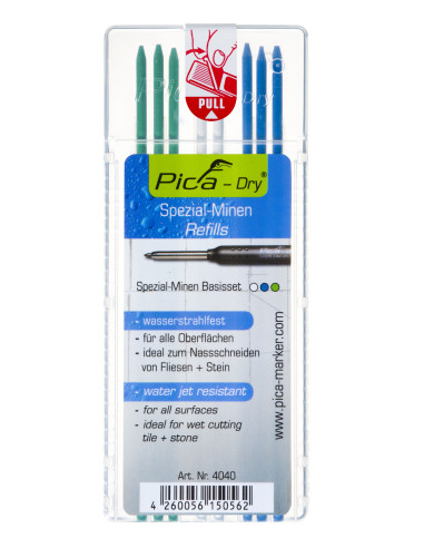 Minas especiales para marcador Pica Dry