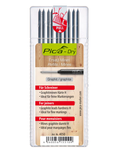 Minas de  grafito para marcador Pica...