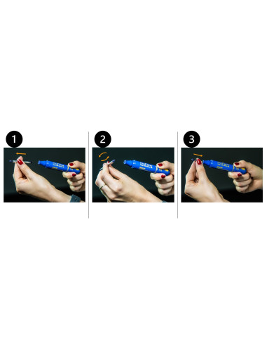 Marcador permanente de uso...