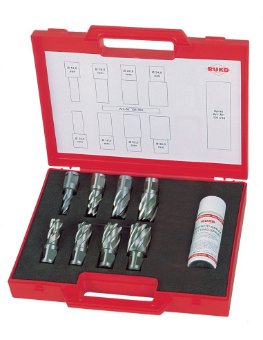 Juego de brocas huecas HSS-Co 5...