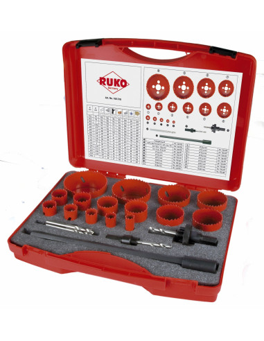 Juego coronas perforadoras HSS...