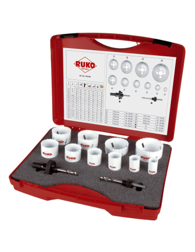 Juego de 12 coronas perforadoras...