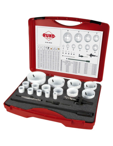 Juego coronas perforadoras HSS-Co 8...