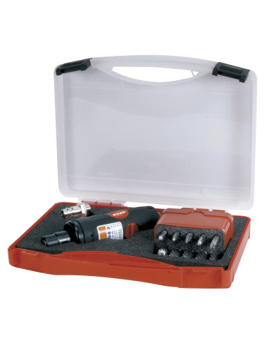 Kit amoladora neumática y juego 10...