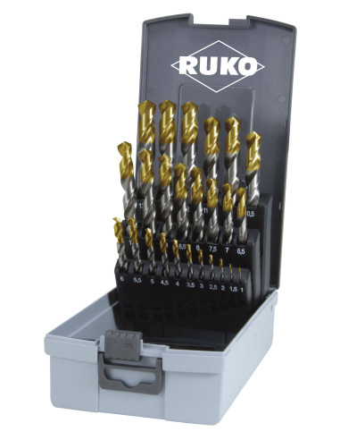 Juegos de brocas helicoidales DIN 338...