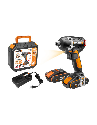 Worx WX292 - Atornillador de Impacto...